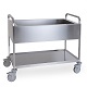 Stainless steel trolleys for routing