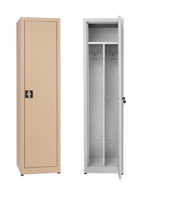 Lockers cabinets in plasticized zinc sheet