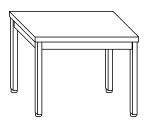Working table on legs