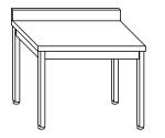 Working table on legs with back