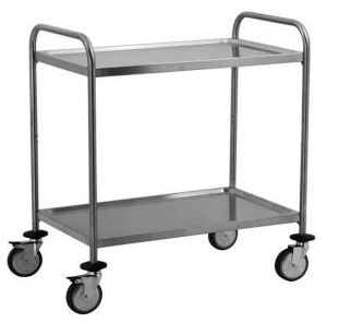 Technical cart service in stainless steel
