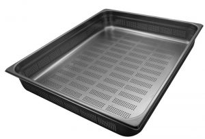GST2/1P200F Gastronorm Container 2 / 1 h200 perforated stainless steel AISI 304 stainless steel AISI 304