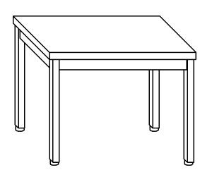 mesa de trabajo TL5202 en acero inoxidable AISI 304