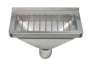 LX1900 Drain tank with AISI 304 stainless steel grid dim. 470x332x185