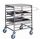 CA1477 Stainless steel GN pan trolley 8 GN2/1 16 GN1/1