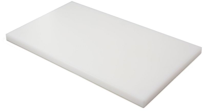 450 x 610 x 13mm WHITE HACCP Polyethylene Chopping Cutting Reversible Board 4032