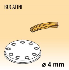 MPFTBU25 Extrusor de aleación latón bronce BUCATINI para maquina para pasta fresca