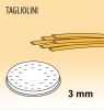MPFTTA25 Brass bronze alloy nozzles TAGLIOLINI for pasta machine
