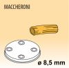 MPFTMA8-25 Extrusor de aleación latón bronce MACCHERONI Ø 8,5 para maquina para pasta fresca