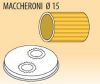 MPFTMA15-4 Extrusor de aleación latón bronce MACCHERONI Ø 15 para maquina para pasta fresca