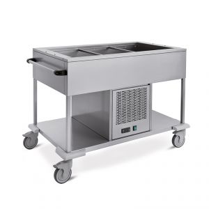 6962.3 Refrigerating trolleys in stainless steel GN 3/1