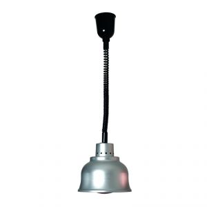 9510A Suspension lamp, aluminum color, adjustable height