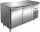 G-GN2100TN - Capacidad de la mesa refrigerada ventilada de acero inoxidable AISI304 282 lt 