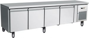 G-UGN4100TN - Table ventilated refrigerated table for gastronomy, 65 cm high 