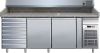 G-PZ2610TN - Table réfrigérée et comptoir à pizza ventilé en acier AISI304 à 2 portes 