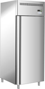 G-GN650BT-FC - Refrigerador ventilado -18 / -22 °, puerta simple, marco de acero inoxidable AISI201