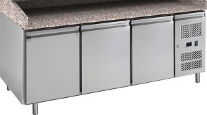 G-PZ3600TN-FC Cadre de table réfrigéré en acier inoxydable AISI201