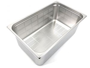 Clear Polycarbonate Food Pan Gastronorm 1/1 Size 200mm Deep Bain Marie Tray