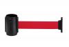 T103393 Wall mounted retractable Red belt Black Steel receptacle 2 meters