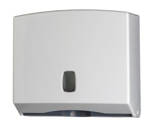 T104022 Distributeur d'essuie-mains en papier ABS blanc 200 feuilles