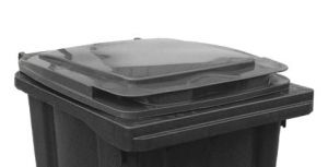 T910250 Gray lid for waste container 240 liters