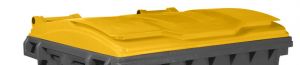 T911111 Yellow lid for external waste container 1100 liters