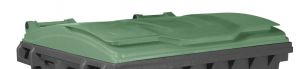 T911113 Green lid for external waste container 1100 liters