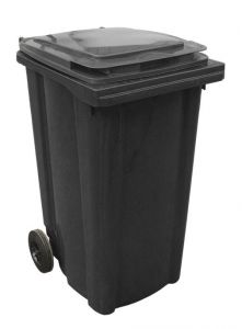 T910240 Waste container 2 wheels 240 liters GRAY without lid