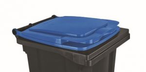 T910132 Blue lid for external waste container 120 liters