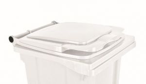 T910135 White lid for external waste container 120 liters