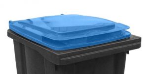 T910252  Blue lid for waste container 240 liters
