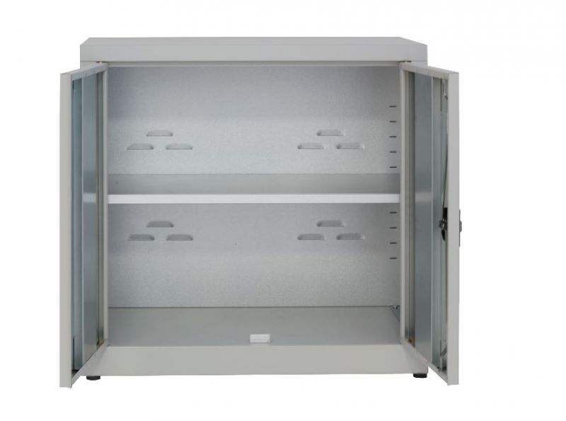 In Z 694 15 Low 2door Plastic Storage Cabinet With Laminated Zinc
