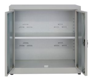IN-Z.694.15.50 Gabinete de almacenamiento de plástico de 2 puertas con bajo contenido de zinc, 100x50x80 H de zinc p