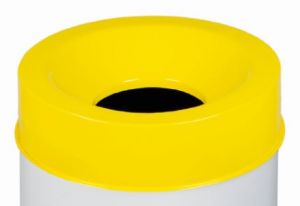 T770566 Tapa amarilla para cubo de basura ignífugo de 50 litros SOLO TAPA