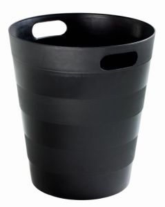 T907121 Black Recycled polypropylene Paper bin 12 liters (Pack of 20 pieces)