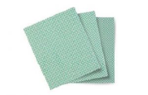 TCH603049 Tissu Basic-T - Couleur blanc-vert - 20 paquets de 10 pièces