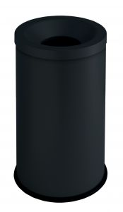 T770011 Black steel fireproof paperbin 50 liters