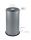 T770012 Grey steel fireproof paperbin 50 liters
