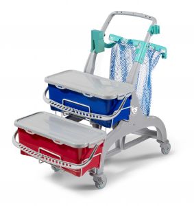 0D006506E Nick Hermetic 106 trolley - Blue-Red - Gray frame and handles