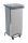 T790624 Polished Stainless steel Wheeled pedal waste bin 110 liters