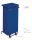 T791225 Blue Metal waste containers with pedal and wheels 110 liters