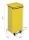 T791226 Yellow Metal waste containers with pedal and wheels 110 liters
