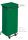 T791228 Green Metal waste containers with pedal and wheels 110 liters