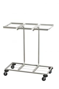 T108010 Recycling sack holder on wheels