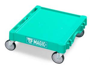 T09060410 Base Magic Mini - Verde - Ruedas Ø 125 mm