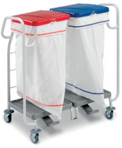 00004173 Dust Laundry Basket 4173 - With Pedal - 2 X 70 Lt