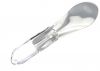 IT84T Stainless steel cockpit spatula and professional transparent handle