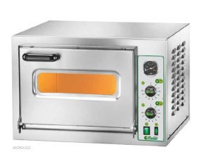 MICROV22C 1 chamber electric oven 40x40x22h glass door with light - Single phase
