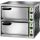 MICRO2CT Double chamber electric oven 40x40x11h blind door - Three-phase