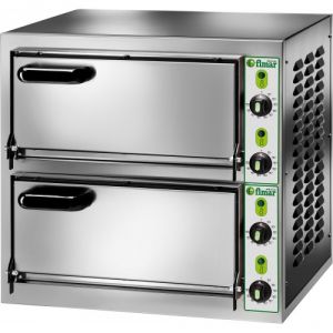 MICRO2CM Double chamber electric oven 40x40x11h blind door - Single-phase